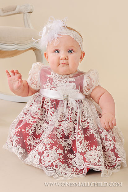 Ella Silk & Lace Dress | Baby Holiday One Small Child