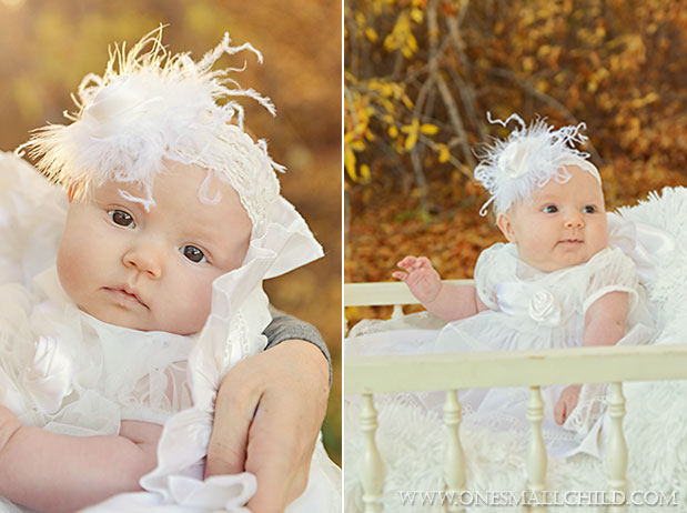 Tallie Christening Dress & Headband | One Small Child