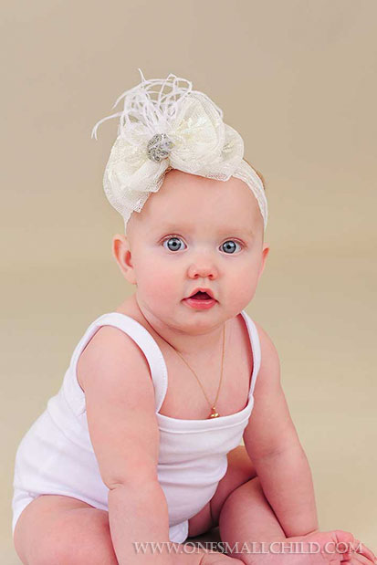 Lace Bow Baby Headbands | One Small Child