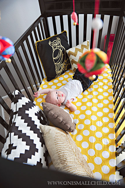 Adorable Black Grey Gold Baby Boys' Rooms | Kingston's Nursery at One Small Child