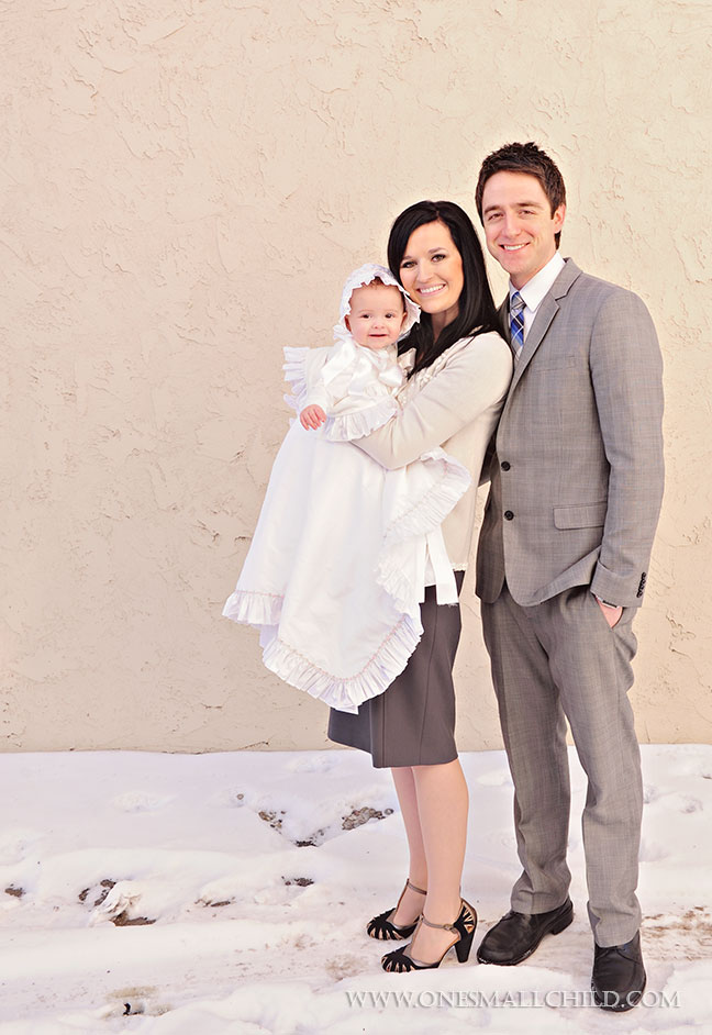 Winter Christenings | Jessa Baptism Gowns for Girls at One Small Child
