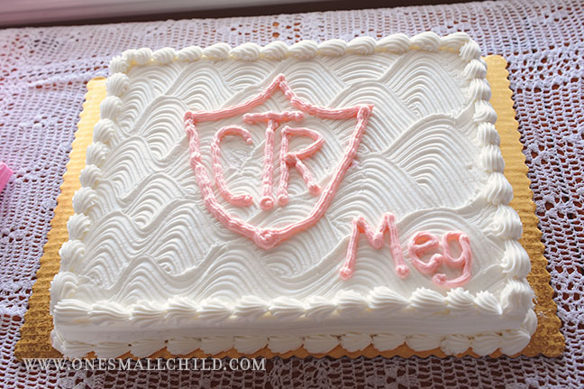 Meg's LDS Baptism | CTR Cake