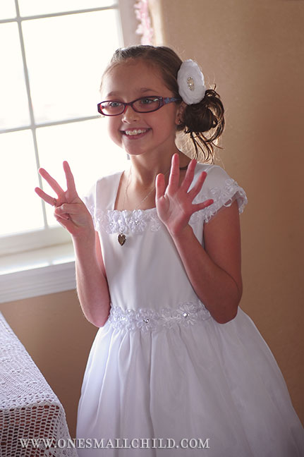 Meg's LDS Baptism | Eight Years Old