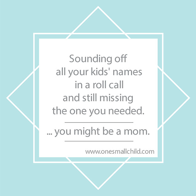 Motherhood Meme: Mixing Up Your Kids' Names