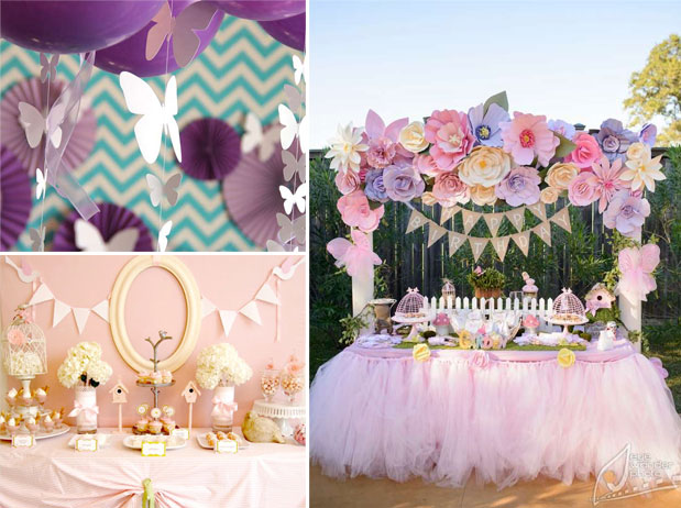 Springtime Girl Baby Shower Themes | One Small Child