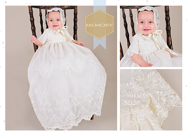 Memory Vintage Style Christening Gown