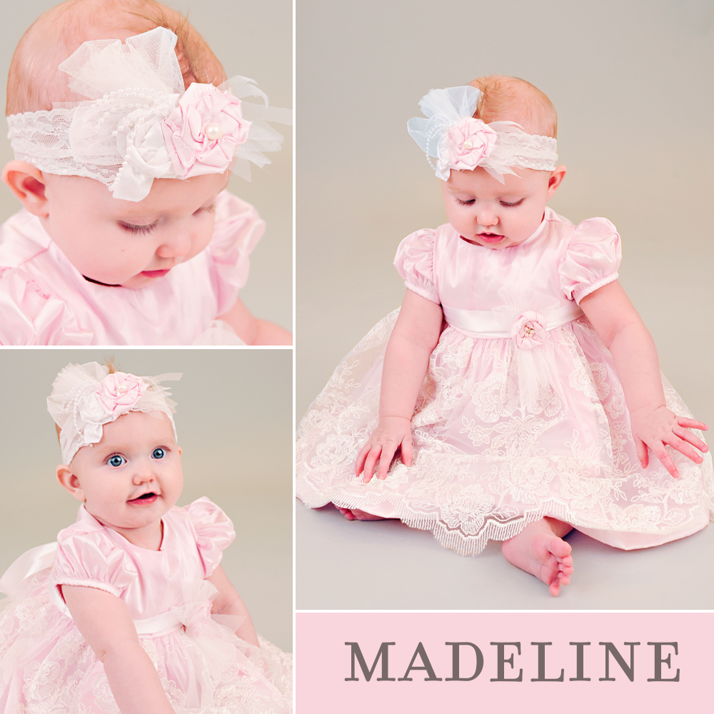 Madeline Pink First Birthday Dress