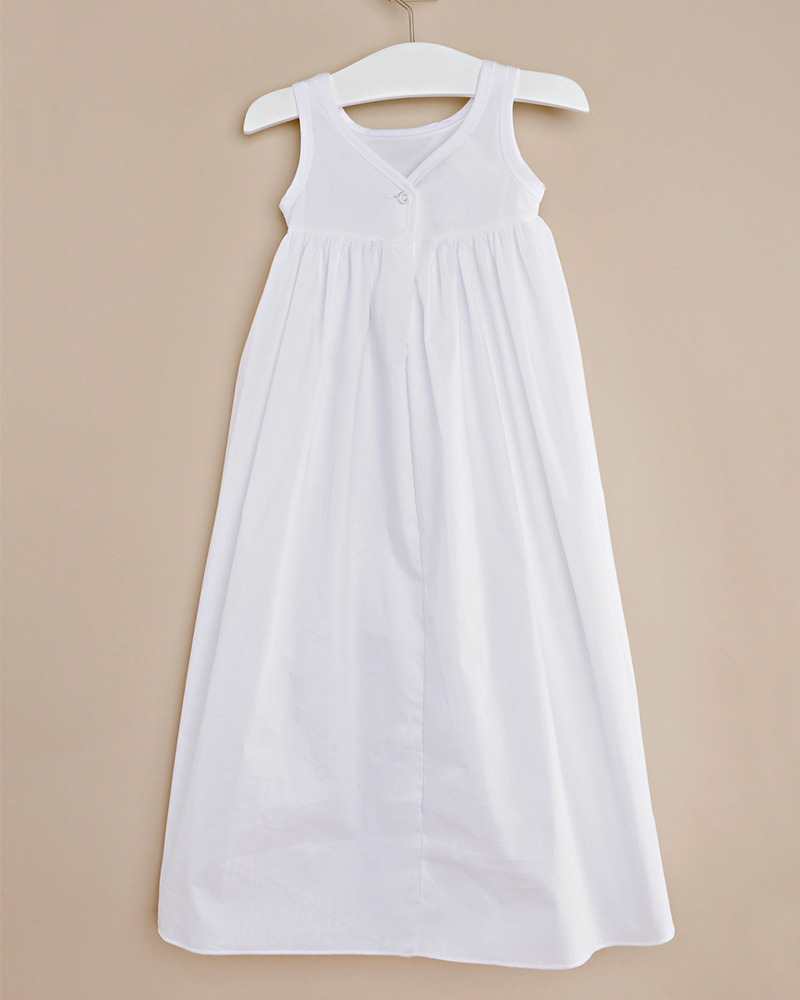 Baby Dress Slip, Baby Gown Slip, Infant Slip, Cotton Slip, White