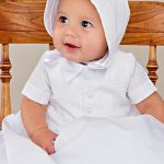 Stefan Cotton Christening Gown for Boys - One Small Child