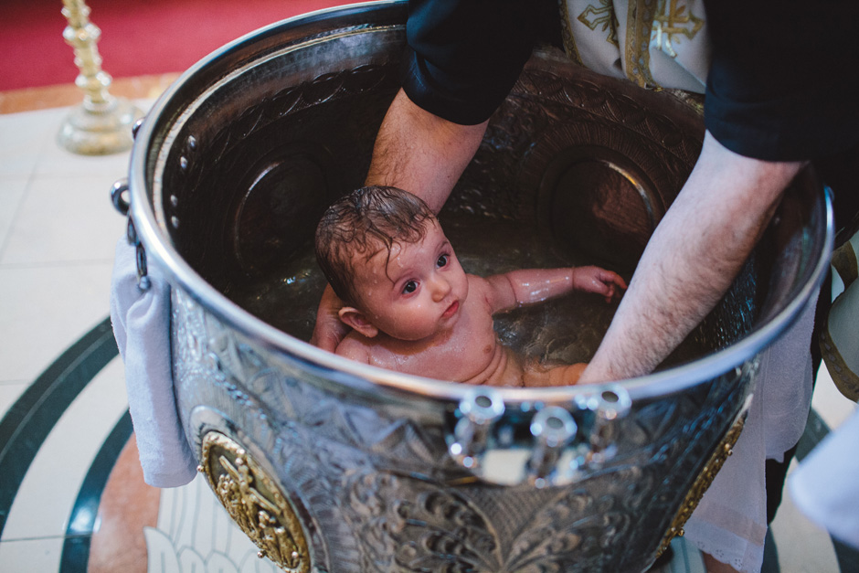 Greek Orthodox Baptism - One Small Child