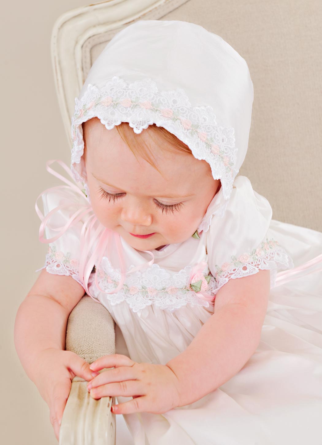 Silk Tess Christening Gown - One Small Child