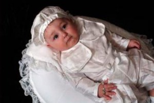Brakkin Silk Christening Outfit - One Small Child