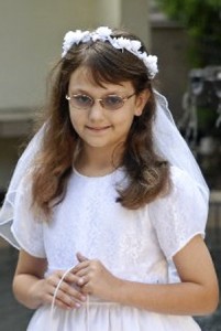 Modest First Communion Dress - One Small Child