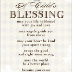 A Childs Blessing - One Small Child