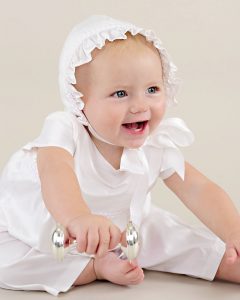 Phoebe Silk After Christening Romper - One Small Child