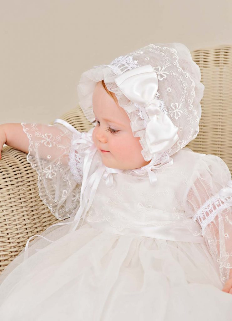 Natalia Silk Christening Gown - One Small Child