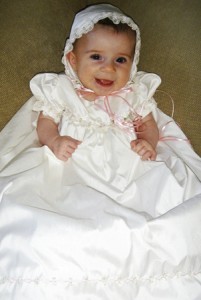 Silk Baptism Dress - One Small Child
