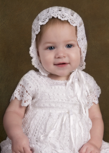 Sophie Heirloom Crocheted Christening Gown - One Small Child