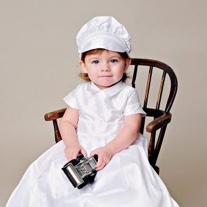 William Silk Christening Gown - One Small Child