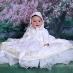 Virginia Embroidered Silk Christening Gowns - One Small Child
