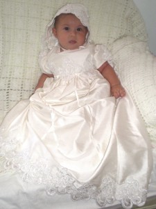 Silk Christening Gowns - One Small Child