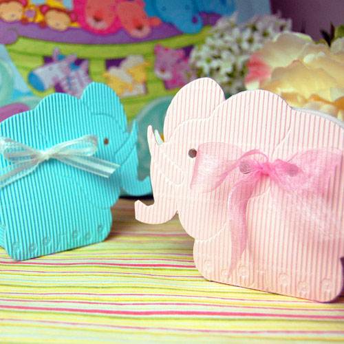 Elephant Favor Boxes - One Small Child