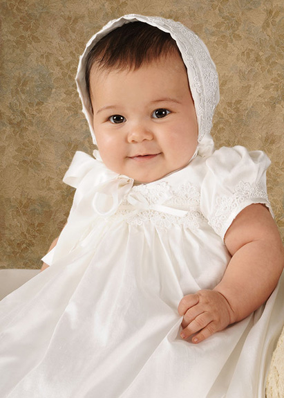 Mariana Silk Christening Gowns - One Small Child