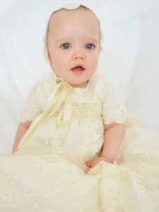Memory Lace Christening Gown - One Small Child