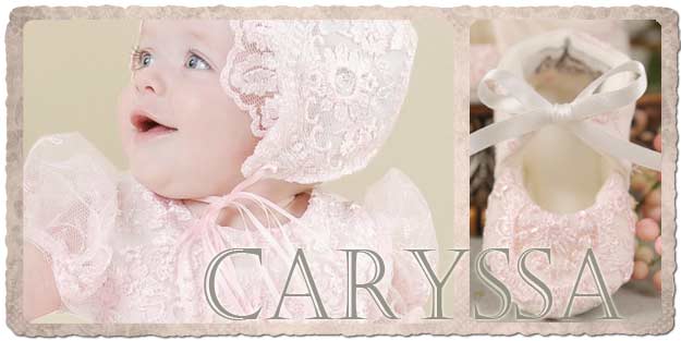 Caryssa Christening Slippers - One Small Child