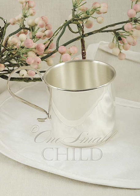 Sterling Silver Cup Christening Baby Gift - One Small Child
