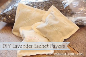 DIY Lavender Sachet Tutorial - One Small Child