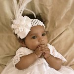 Lillian Christening Gown with Preslee Headband - One Small Child
