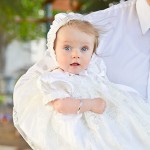 Chloe Silk Christening Gown - One Small Child
