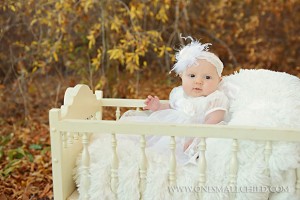 Tallie Christening Dress & Headband - One Small Child