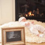 Christmas Christening Portrait Ideas   - One Small Child