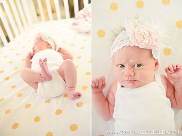Pink Lace Rosette HeadbandNellie's Nursery - One Small Child