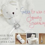 Bear Blanket Pacifier Clip Giveaway - One Small Child