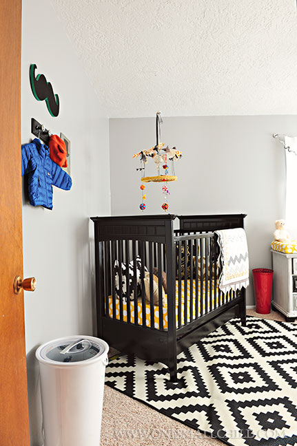 black crib Kingston's Nursery - One Small Child