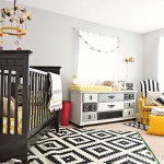 black grey gold baby boy room - One Small Child