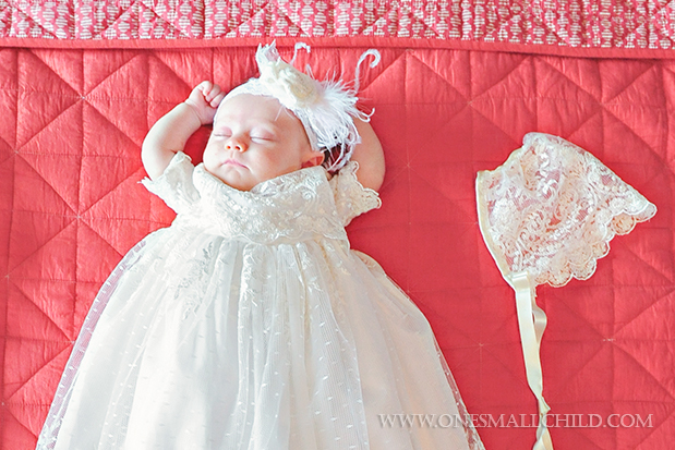 Memory Ivory Lace Christening Gowns - One Small Child