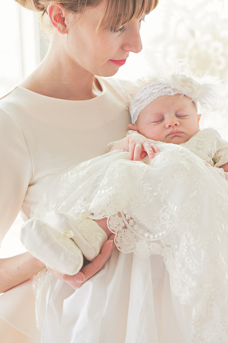 Memory Gown & Accessories | Ivory Lace for Christenings, Baptisms, Blessings at One Small Child