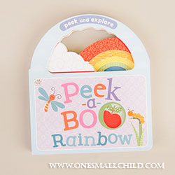 Peek a Boo Rainbow Baby Book at  - One Small Child