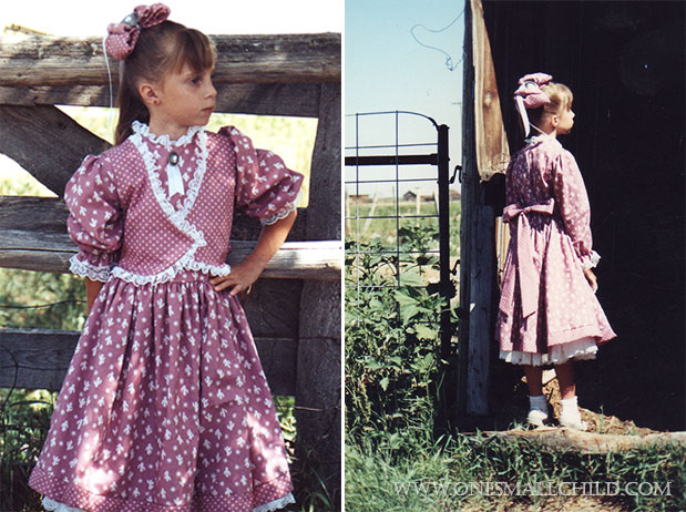 One Small Child Throwback Thursday: vintage country girl dresses www.onesmallchild.com