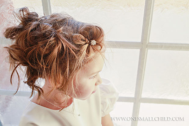 Crystal Hair Snaps  Flower Girl Accessories at  - One Small Child