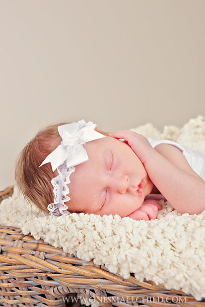 Rose Bow Headband  Baby Girl Headbands - One Small Child