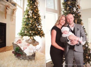 Christmas Christening Photography - One Small Child