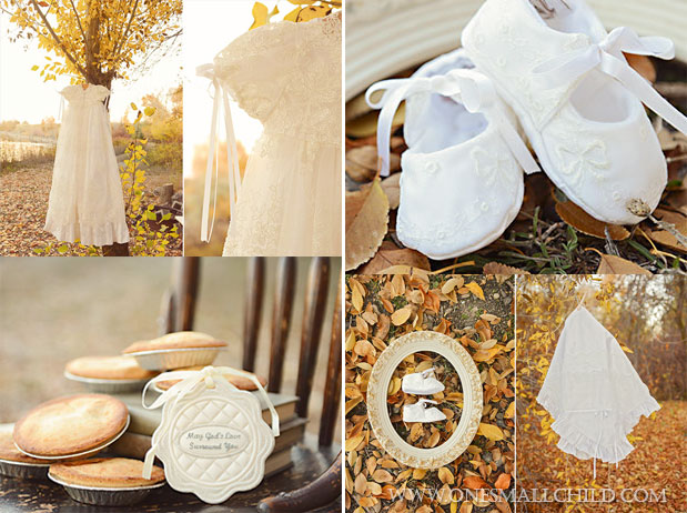 Fall Christening Photography Details - One Small Child