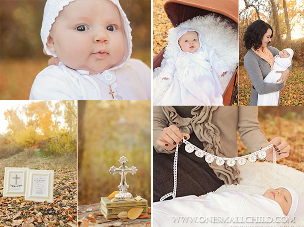 Fall Christening Photography Ideas - One Small Child
