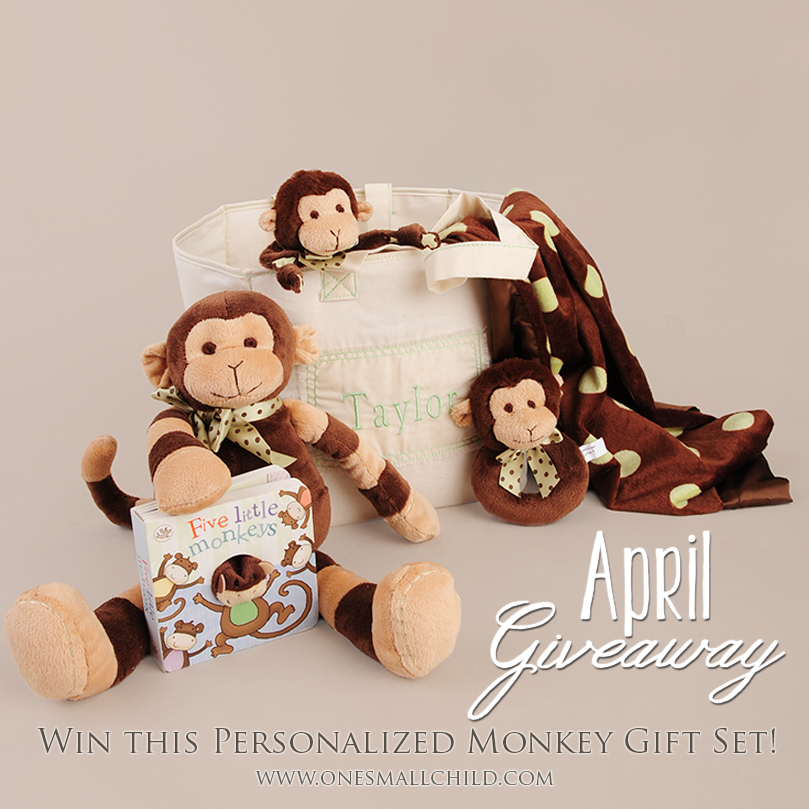 Personalized Baby Gifts April Giveaway - One Small Child