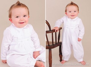 Daniel Cotton Christening Romper - One Small Child